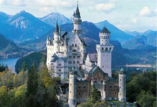 El Castillo de Neuchwanstein. Baviera, Füser. Castillos de Alemania