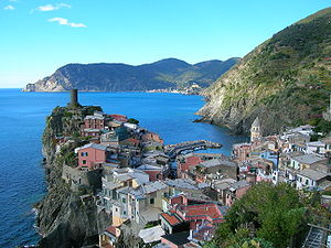 El Golfo de La Spezia, Norte de Italia, junto a la Toscana