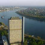 Alemania, tres ciudades cercanas junto al rio Rhin